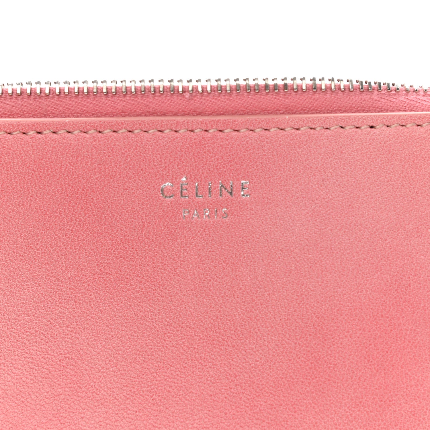 Celine Lambskin Solo Coin Card Case Cloudy 6 of 10