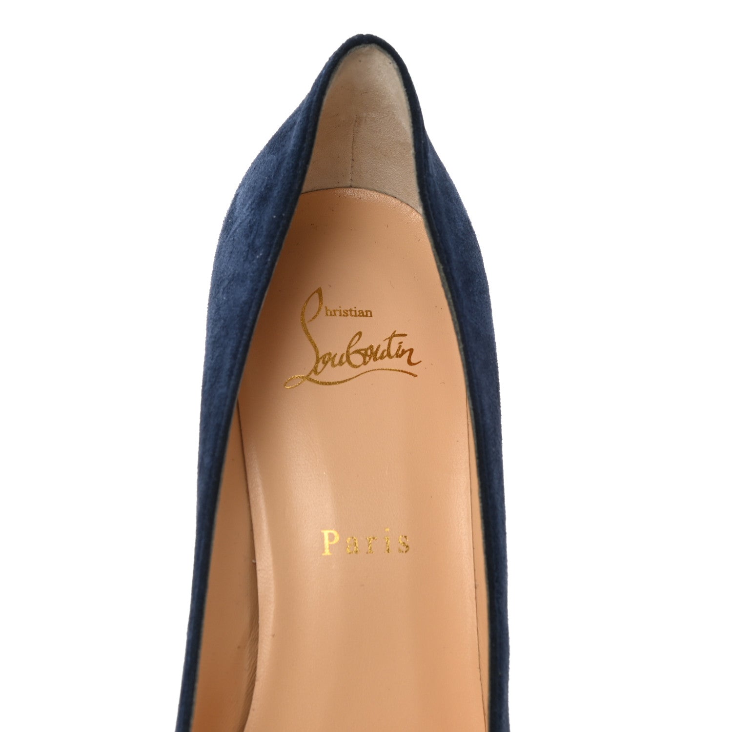 Christian Louboutin Veau Velours So Kate 85 Pumps 39 Navy 6 of 7