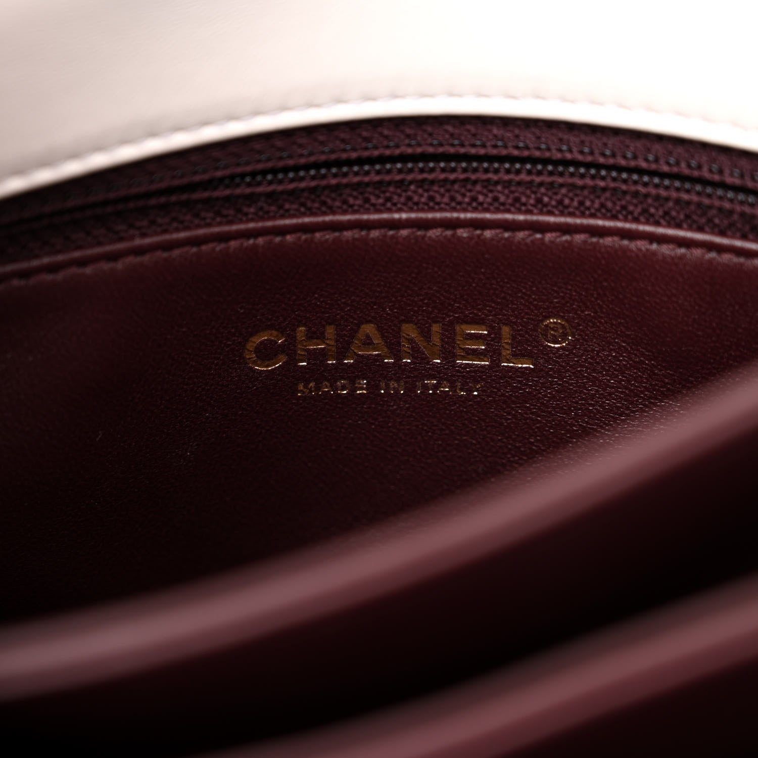 Chanel Lambskin Quilted On And On Small Chain Flap White 6 of 12