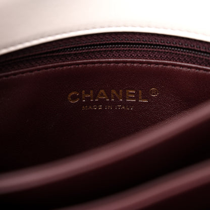 Chanel Lambskin Quilted On And On Small Chain Flap White 6 of 12