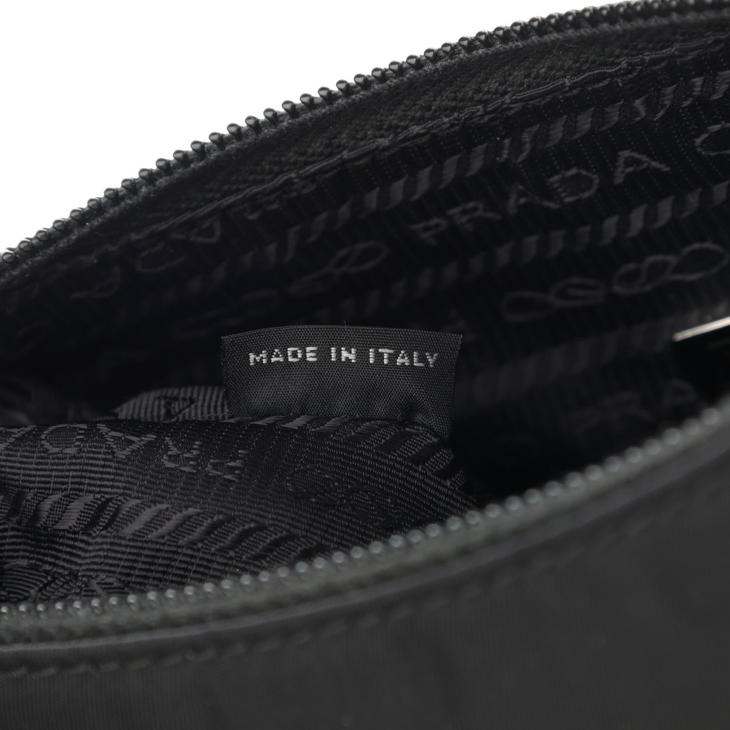 Prada Tessuto Nylon Mini Re-Edition 2000 Bag Black 7 of 11