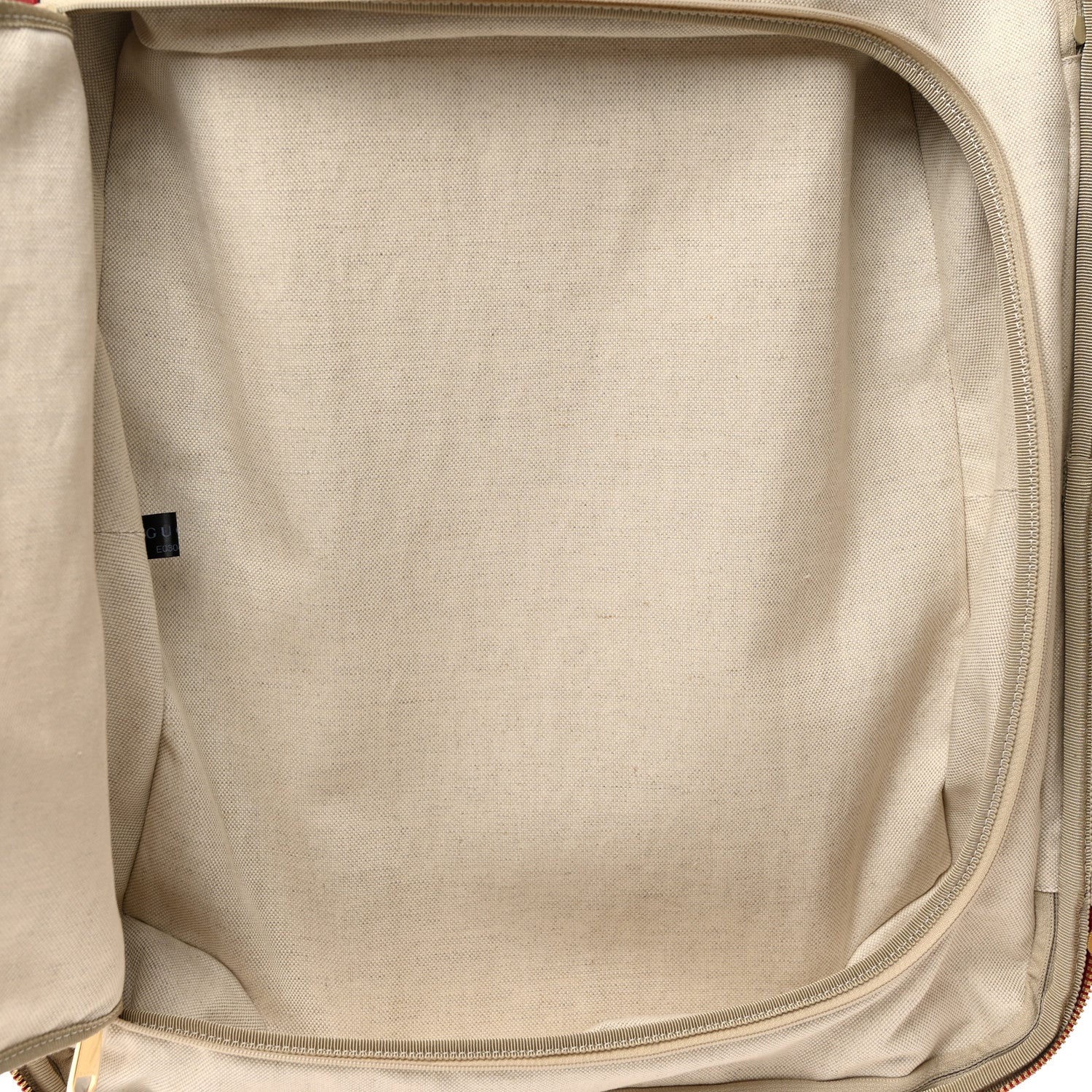 Gucci GG Supreme Monogram Tian Carry On Trolley Beige Multicolor Hibiscus Red 5 of 10