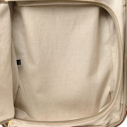 Gucci GG Supreme Monogram Tian Carry On Trolley Beige Multicolor Hibiscus Red 5 of 10