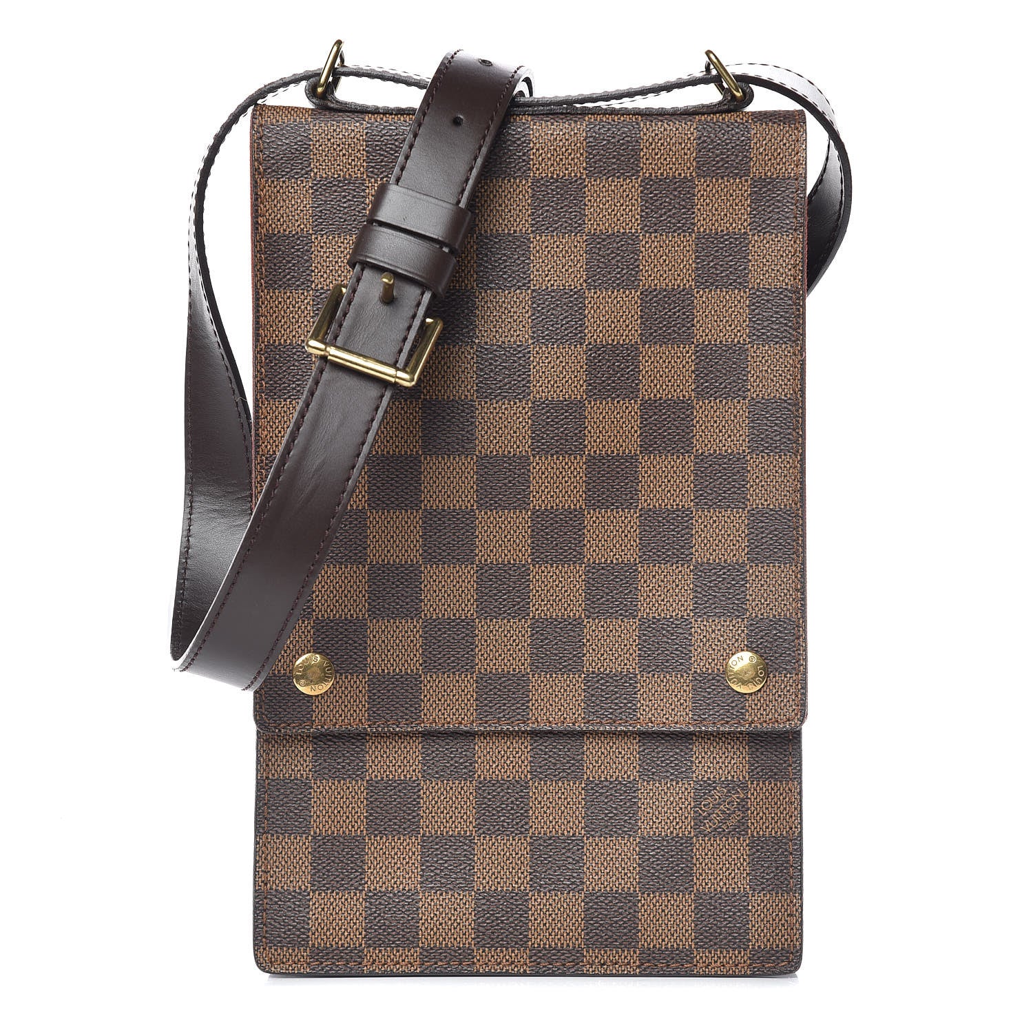 Louis Vuitton Damier Ebene Portobello Travel Shoulder Bag 1 of 11