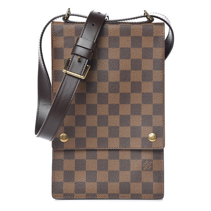 Louis Vuitton Damier Ebene Portobello Travel Shoulder Bag 1 of 11