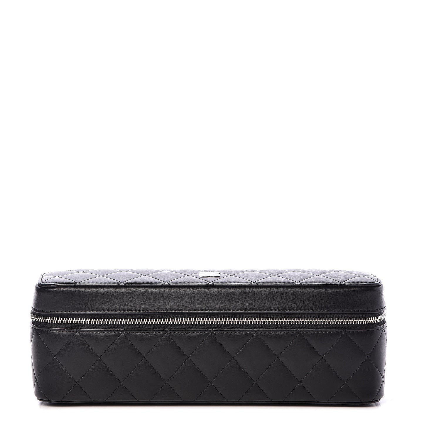 Lambskin Quilted Watch Case Black