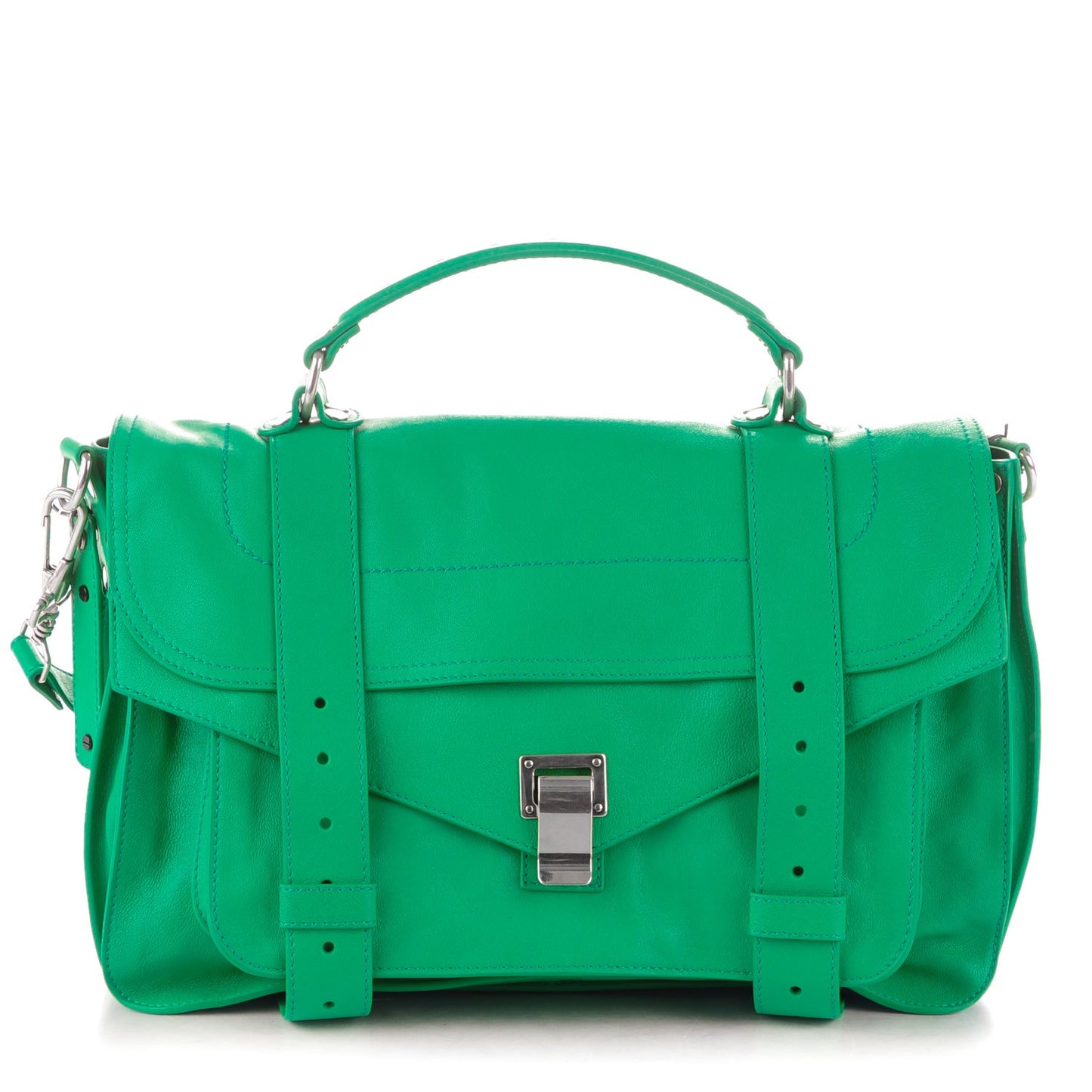 Lambskin Medium PS1 Satchel Aloe