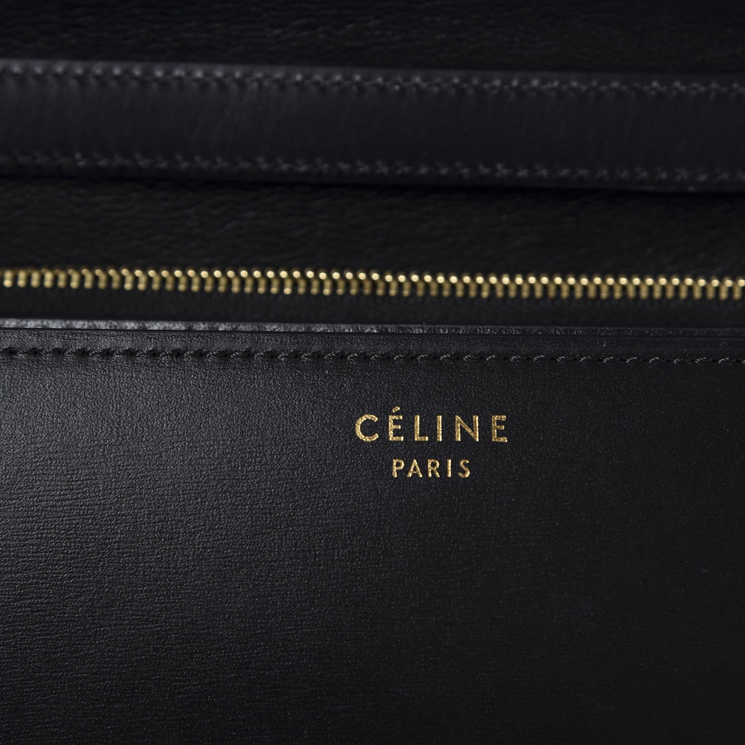 Celine Box Calfskin Medium Classic Box Flap Bag Black 7 of 9