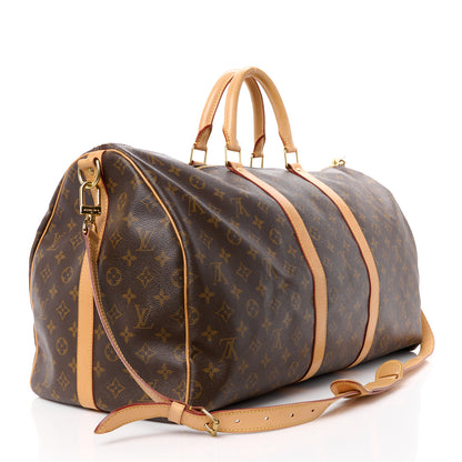 Louis Vuitton Monogram Keepall Bandouliere 55 3 of 16