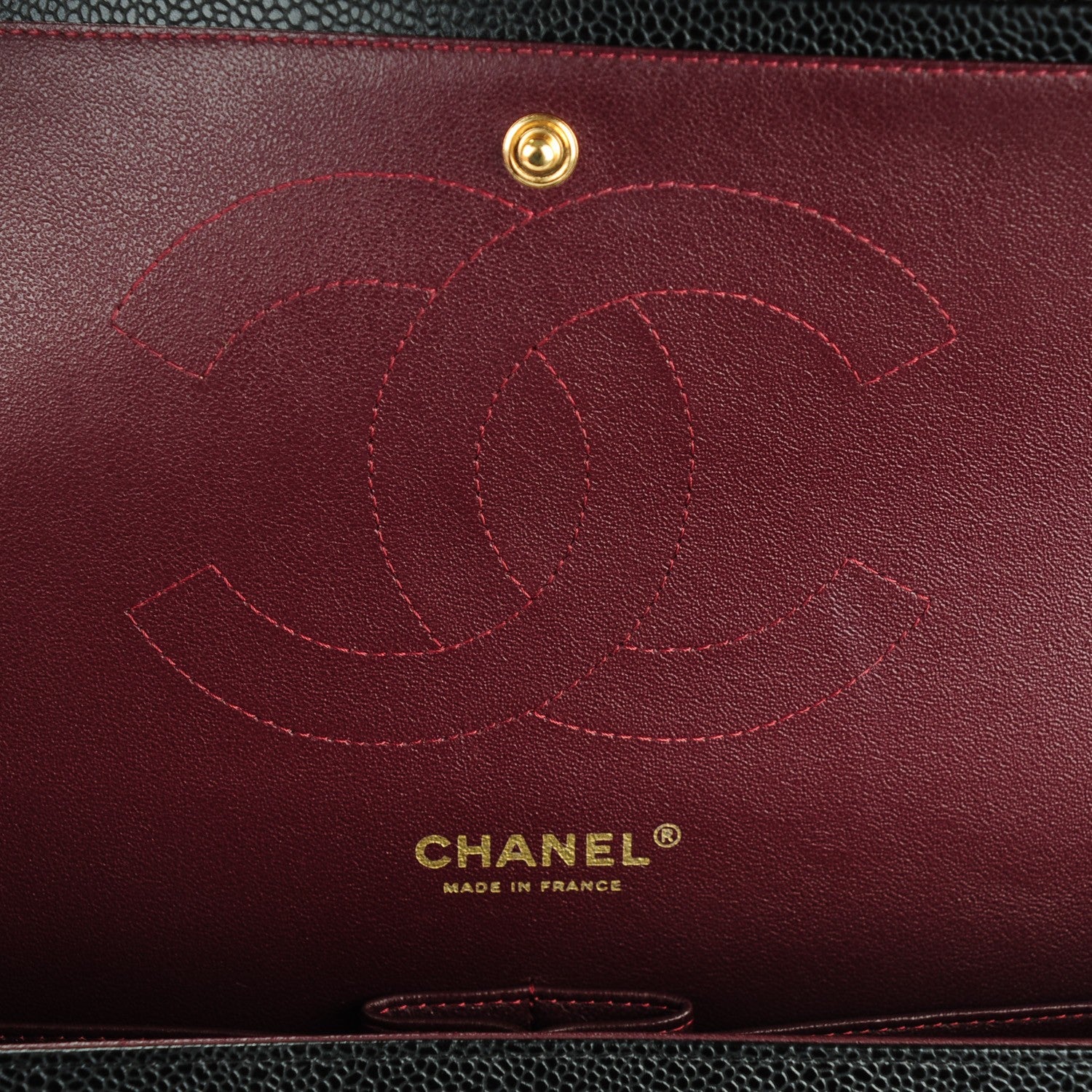 Chanel Caviar Quilted Jumbo Double Flap Black 6 of 8