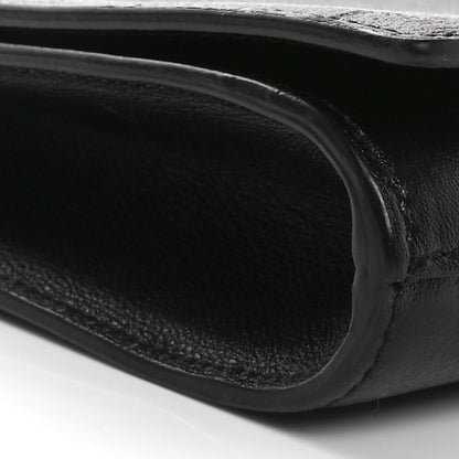 Saint Laurent Calfskin Monogram Large Belle De Jour Clutch Black 8 of 9