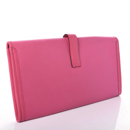 Hermes Swift Chevre Mysore Jige Elan 29 Clutch Fuchsia 3 of 6