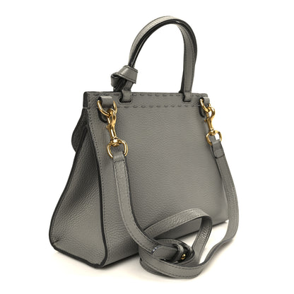 Gucci Cellarius Calfskin Mini GG Marmont Top Handle Bag Deep Grey 3 of 11
