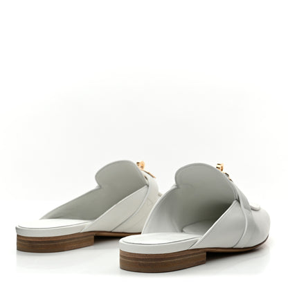 Hermes Calfskin Oz Mules 36 White 5 of 10