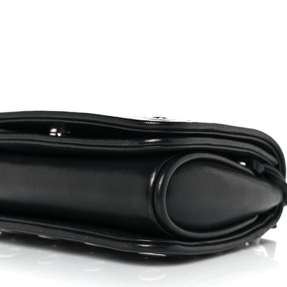 Miu Miu Nappa Grommet Club Shoulder Bag Black 8 of 8