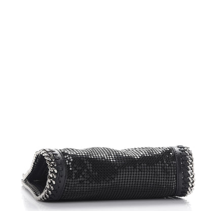 Stella McCartney Crystal Stones Tiny Fold Over Falabella Black 5 of 11
