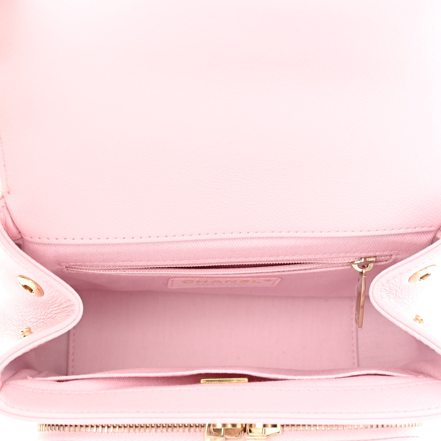 Chanel Caviar Quilted Small Business Affinity Flap Light Pink 5 of 10