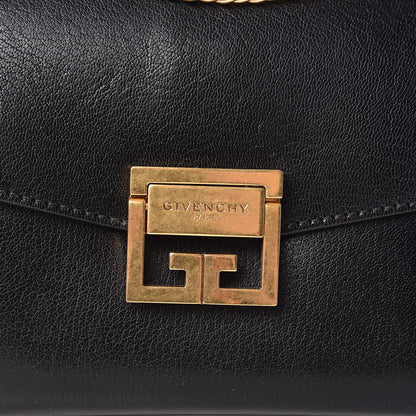 Givenchy Goatskin Suede Small GV3 Shoulder Bag Black 7 of 10