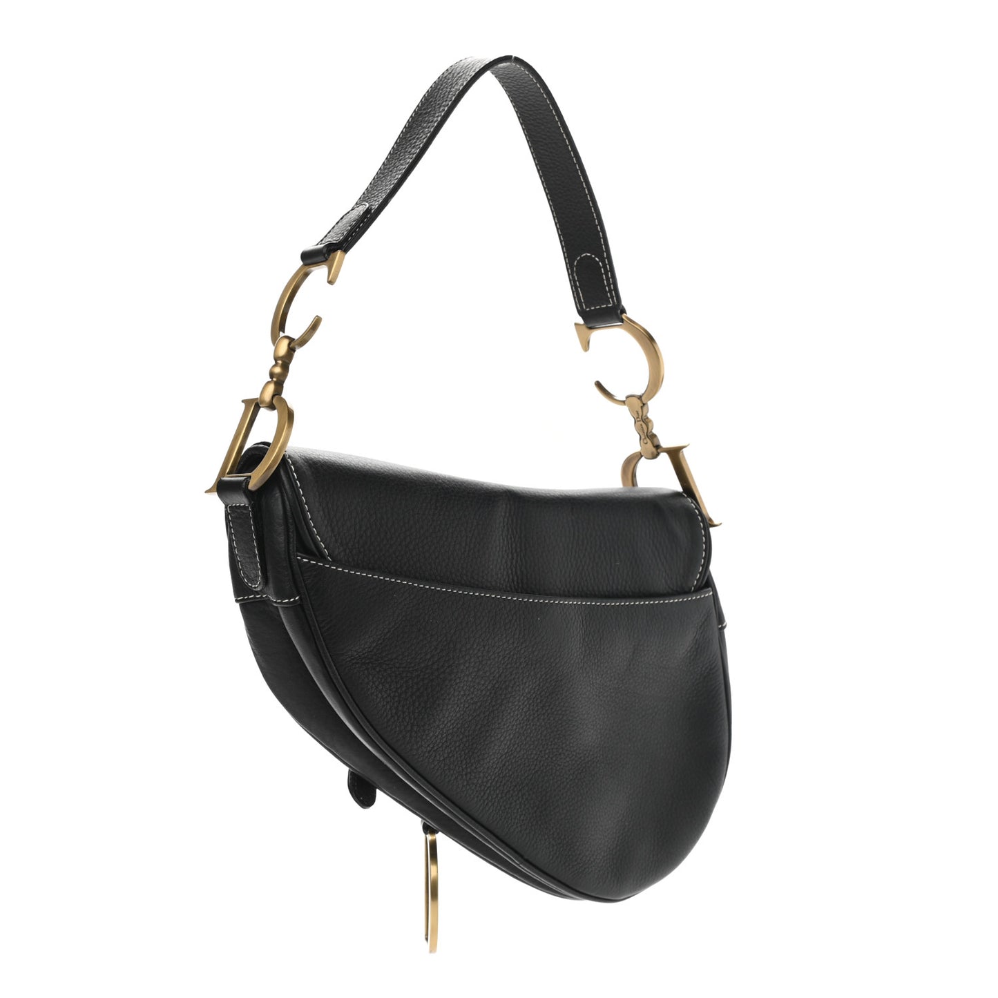 Calfskin Saddle Bag Black