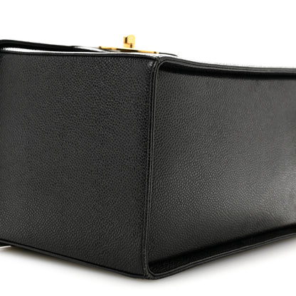 Chanel Caviar Vanity Train Case Black 9 of 16