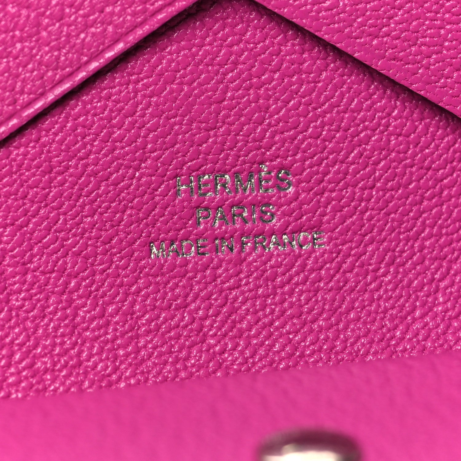 Hermes Chevre Mysore Calvi Duo Card Case Rose Pourpre 9 of 12