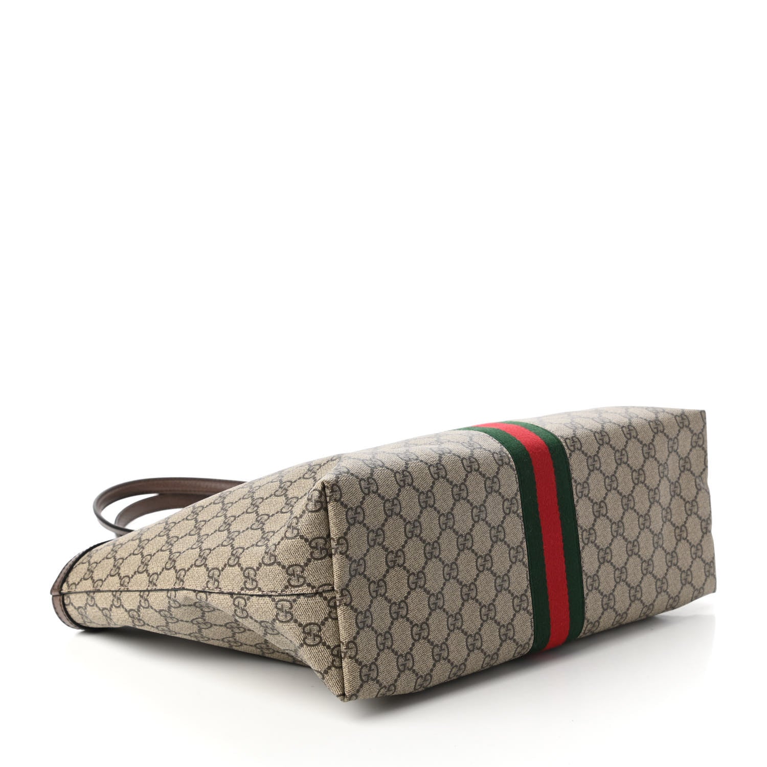 Gucci GG Supreme Monogram Medium Ophidia Shopping Tote Brown 4 of 10