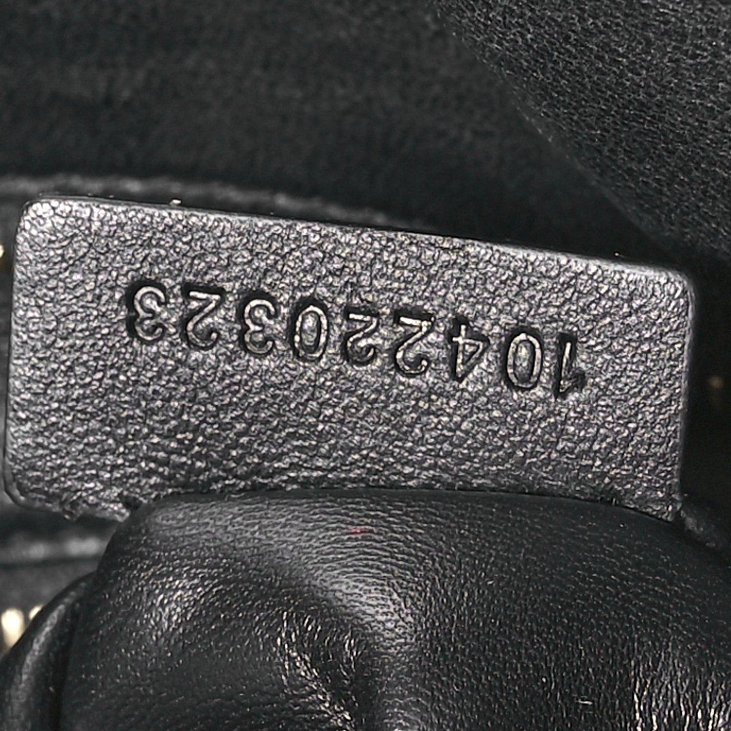 Calfskin Large Drawstring Shoulder Bag Black