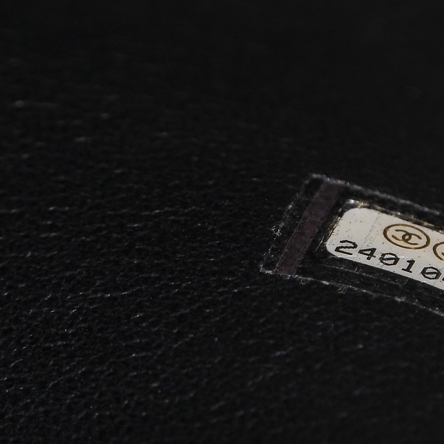 Chanel Crumpled Calfskin Quilted Jumbo Double Flap So Black 7 of 8