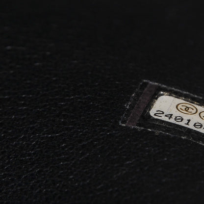Chanel Crumpled Calfskin Quilted Jumbo Double Flap So Black 7 of 8