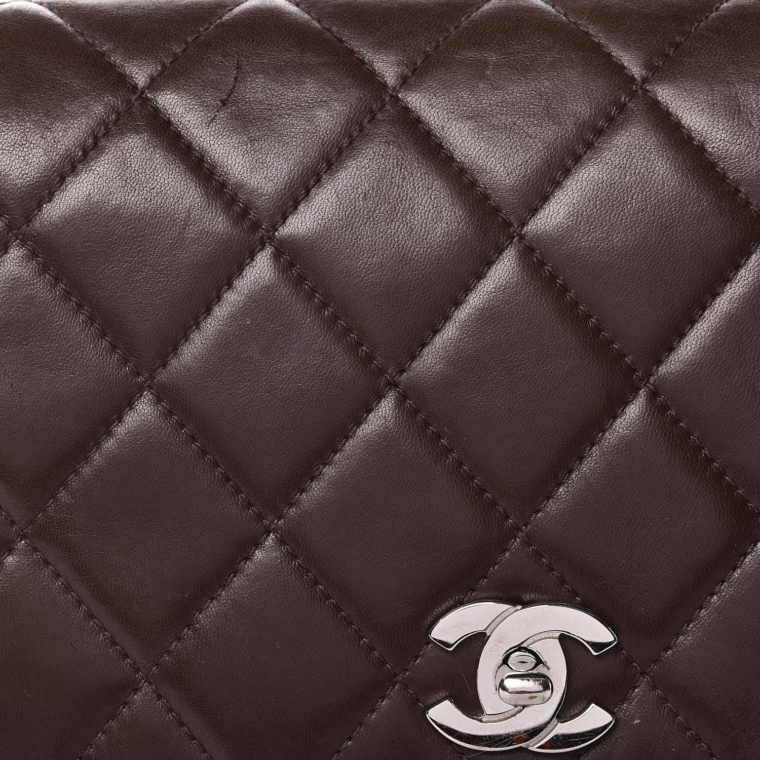 Chanel Lambskin Quilted Backpack Brown 20 of 20