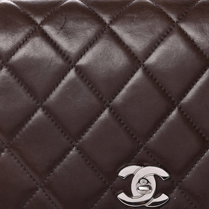 Chanel Lambskin Quilted Backpack Brown 20 of 20