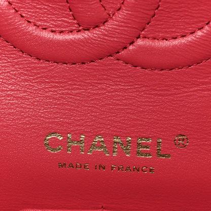 Chanel Caviar Quilted Medium Double Flap Pink 6 of 10