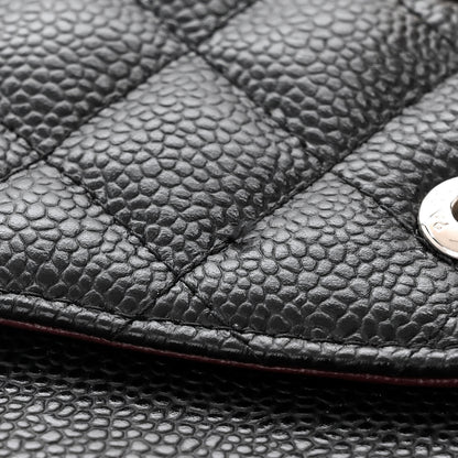Chanel Caviar Quilted Medium Double Flap Black 11 of 12