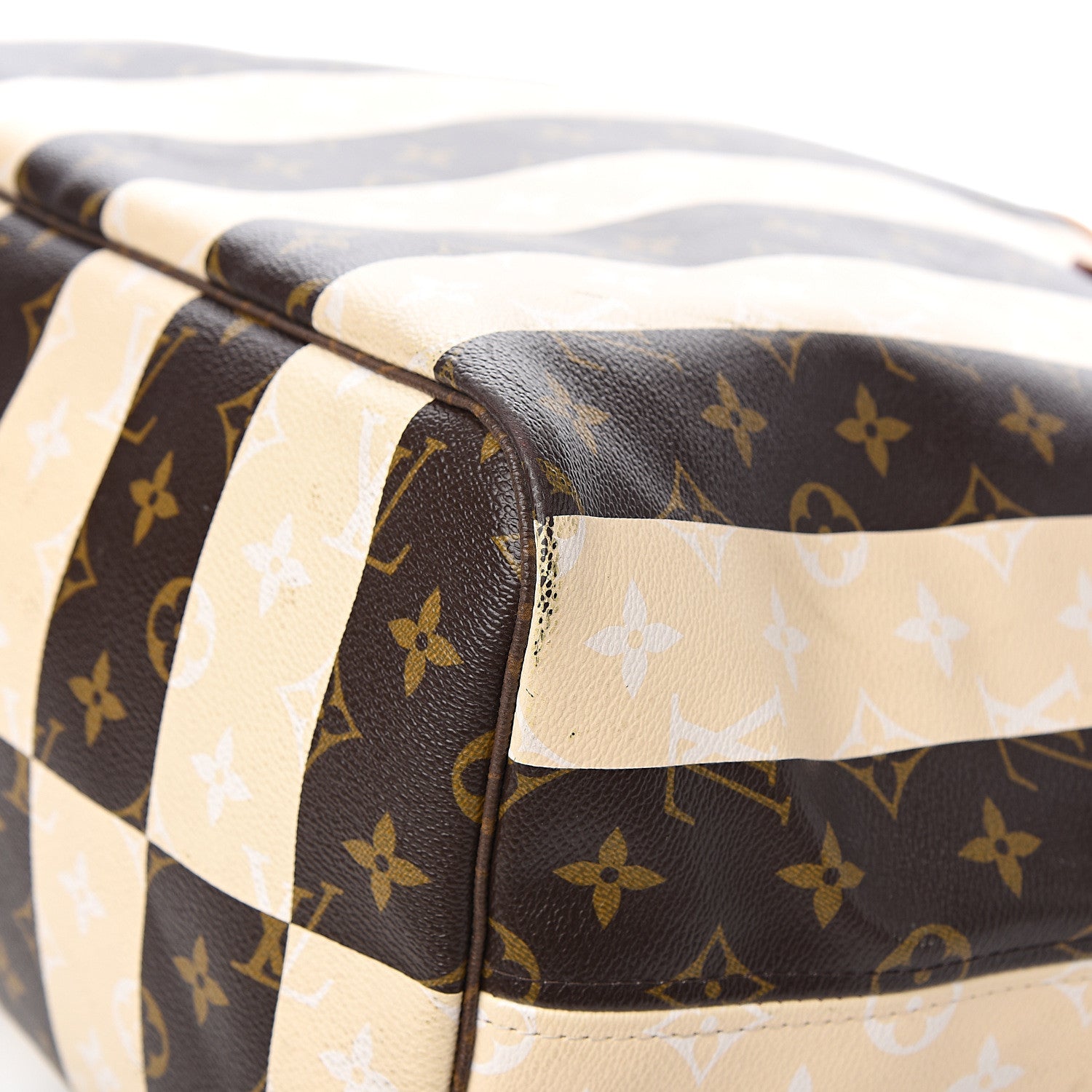 Louis Vuitton Monogram Rayures Neverfull GM 9 of 15