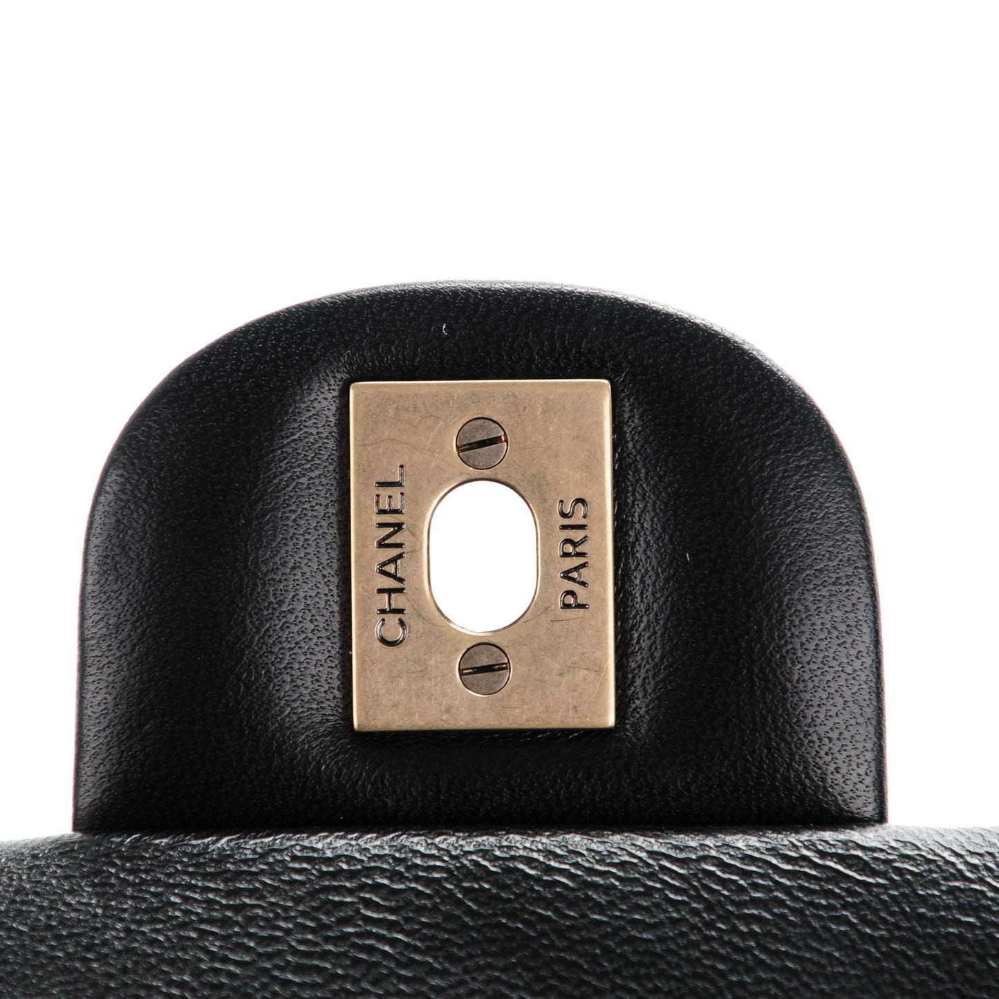 Lambskin Quilted Extra Mini Flap Black