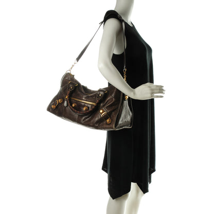 Balenciaga Agneau Giant 21 Gold Hardware Part Time Charbon 2 of 11