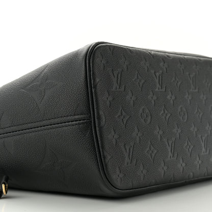 Louis Vuitton Empreinte Monogram Giant Neverfull MM Black 9 of 10