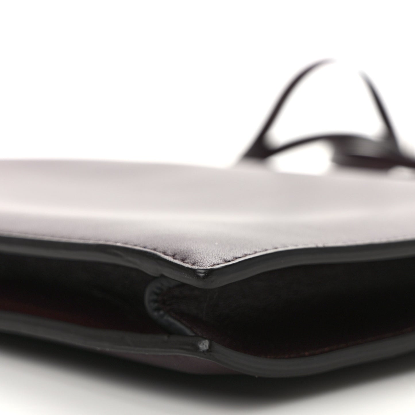 Smooth Calfskin Mini Clasp Bag Bordeaux