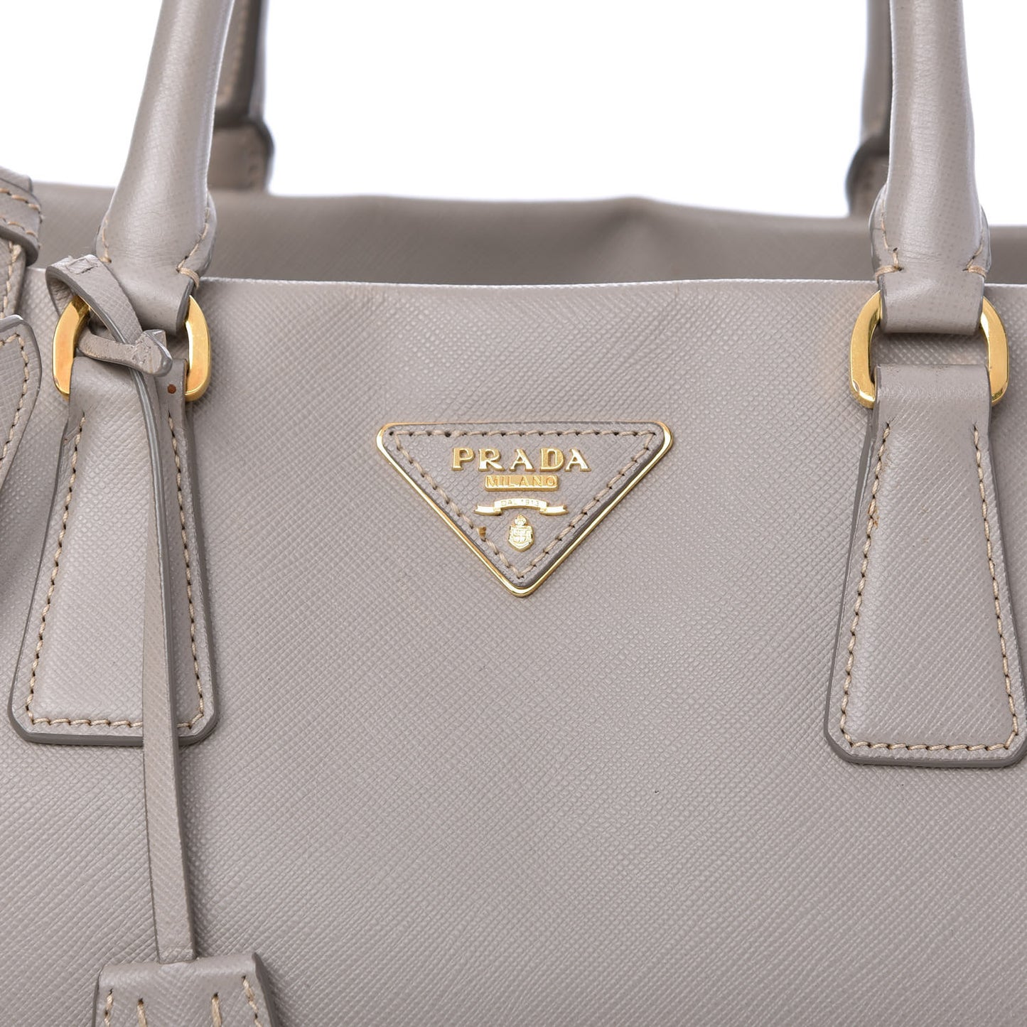 Saffiano Soft Calfskin Tote Argilla