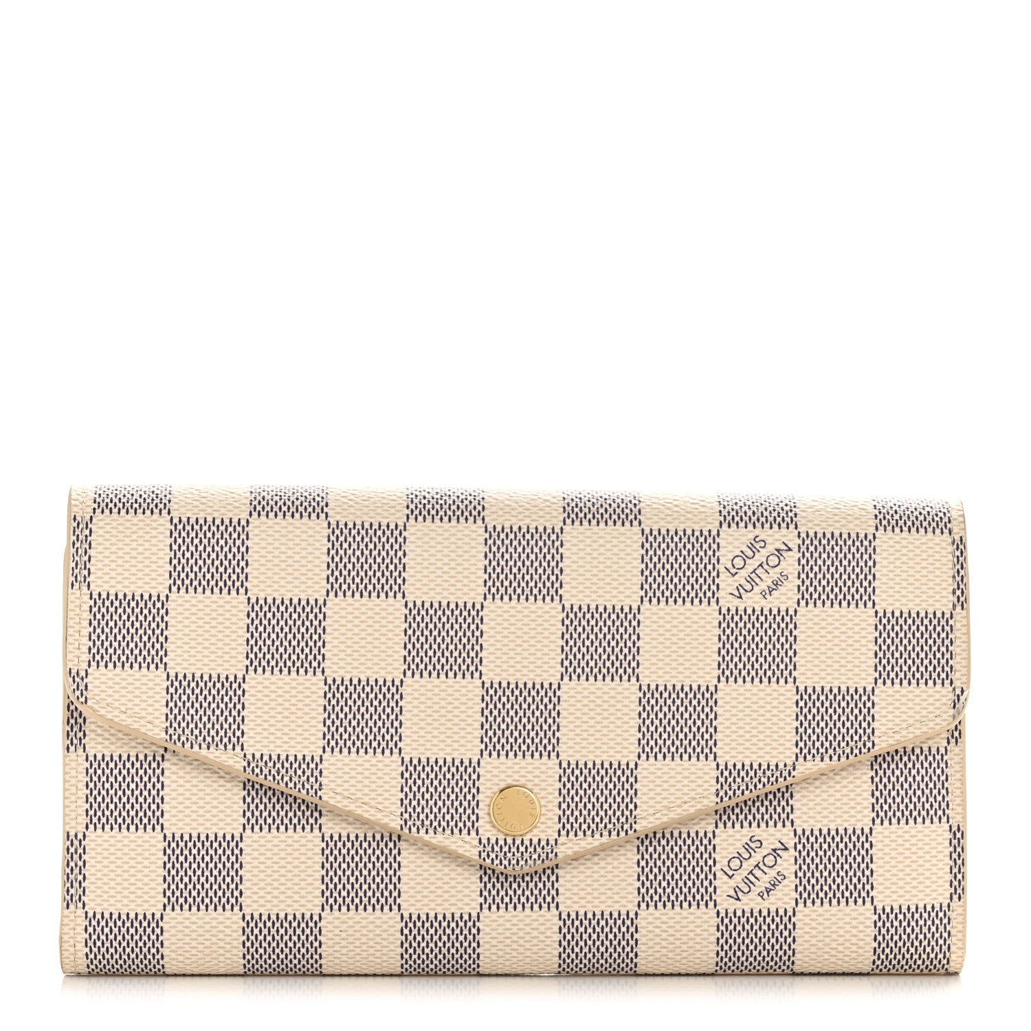 Louis Vuitton Damier Azur Sarah Wallet NM 1 of 8