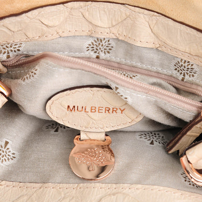 Mulberry Silky Snake Mini Alexa Pebbled Beige 6 of 8