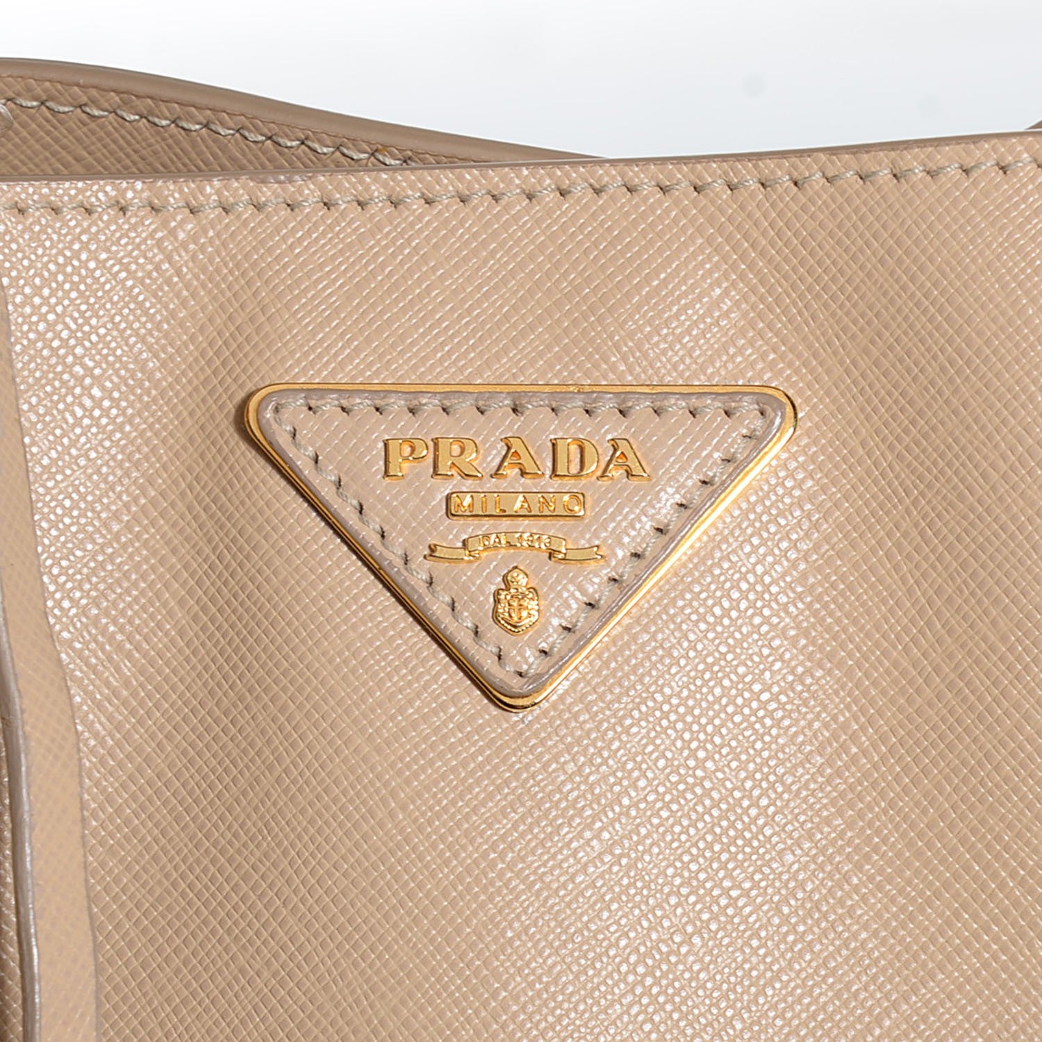 Prada Saffiano Lux Large Tote Sabbia 10 of 10