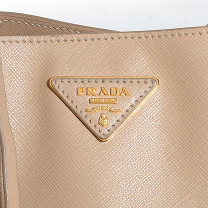 Prada Saffiano Lux Large Tote Sabbia 10 of 10
