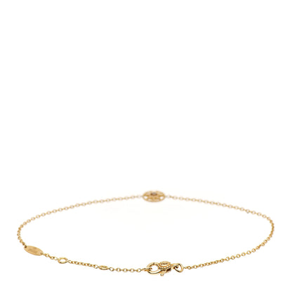 Christian Dior 18K Yellow Gold Diamond XS Rose Des Vents Bracelet 3 of 7