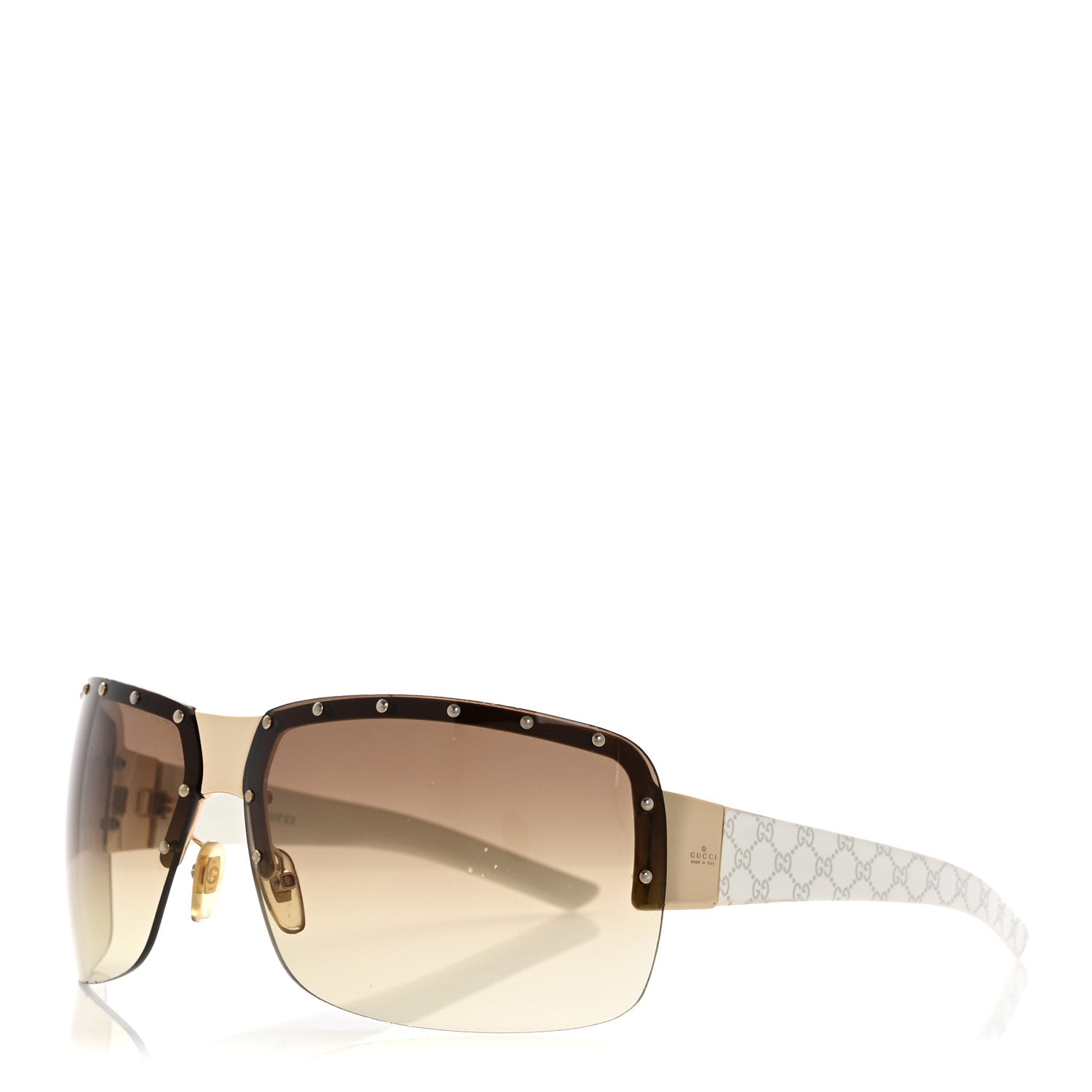 Gucci Studded Sunglasses 1819S White 1 of 9