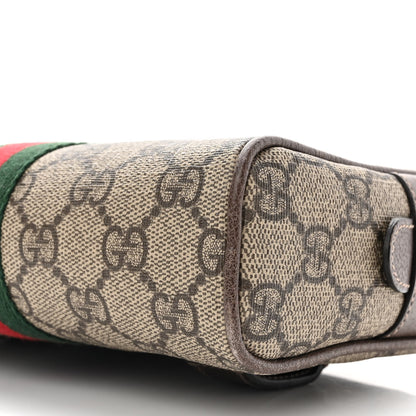 Gucci GG Supreme Monogram Web Small Ophidia Belt Bag 75 30 Dark Brown 11 of 11