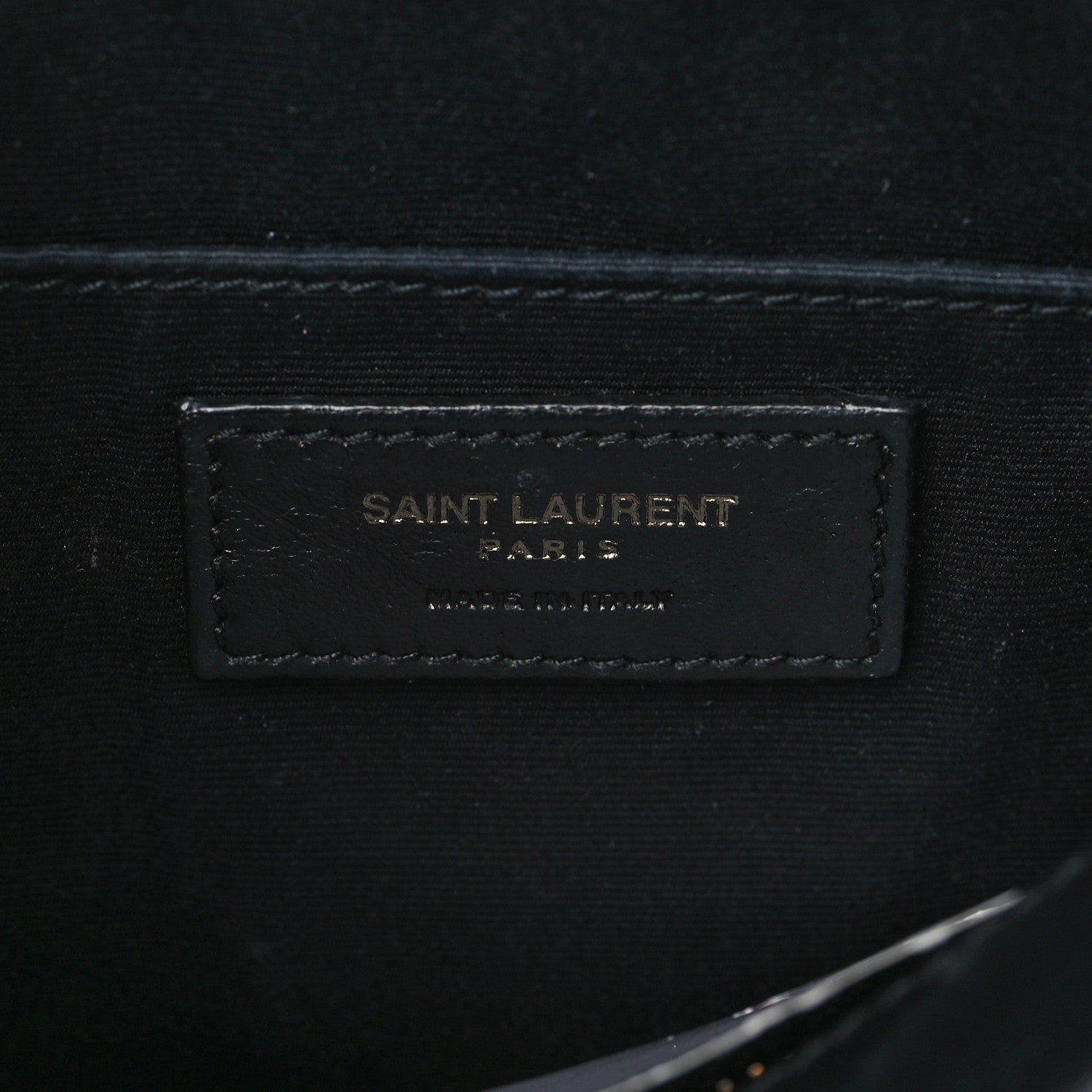 Saint Laurent Calfskin Matelasse Monogram Lou Camera Bag Black 6 of 6