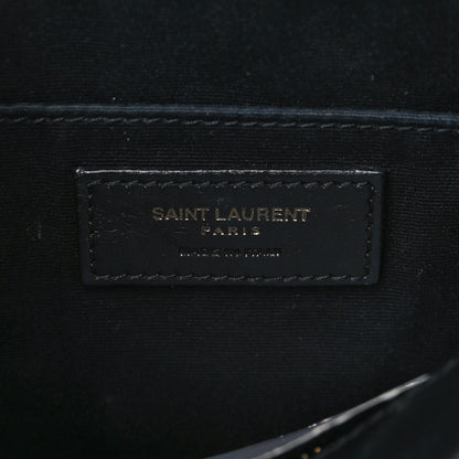 Saint Laurent Calfskin Matelasse Monogram Lou Camera Bag Black 6 of 6