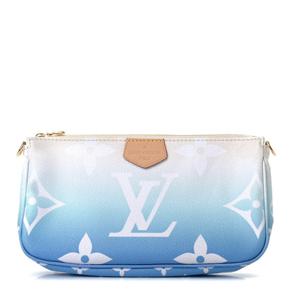 Louis Vuitton Monogram Giant By The Pool Multi Pochette Accessories Large Pochette Blue 1 of 4
