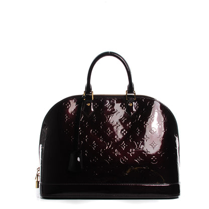 Louis Vuitton Vernis Alma GM Amarante 1 of 7